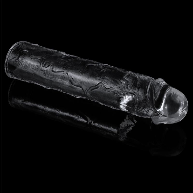 Clear Penis Extender Sleeve Plus 2" - K. P.