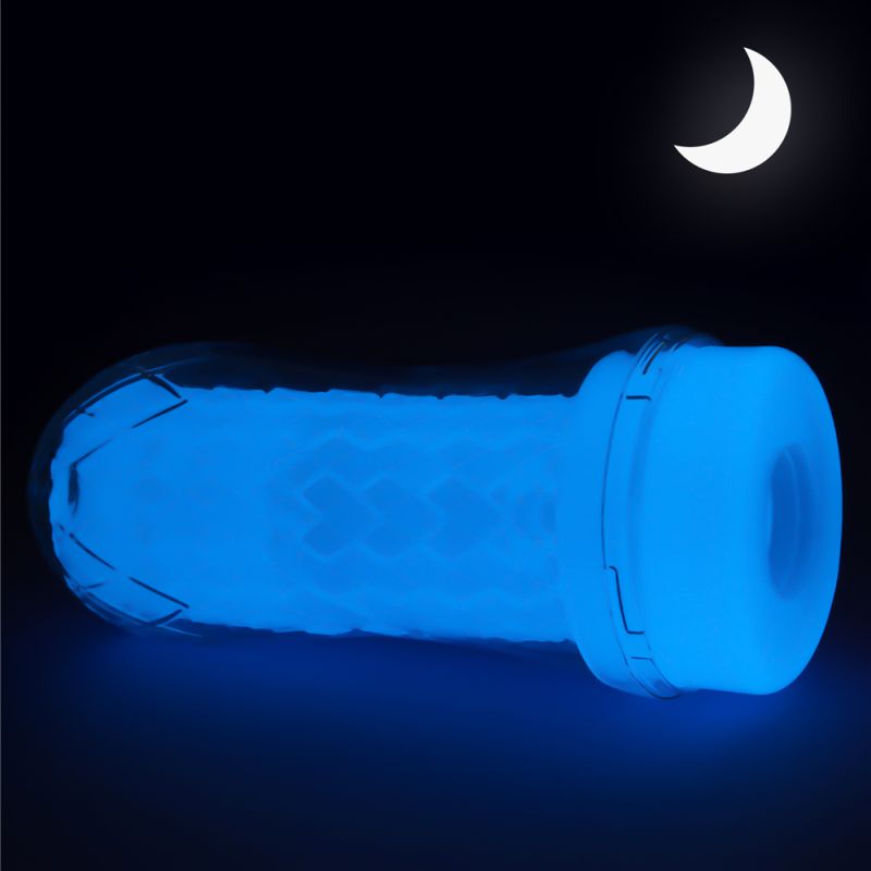 Lumino Play - Ribbed Masturbator - Glow In The Dark