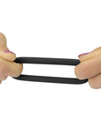 Power Plus - Silicone 3 Piece Cock Ring Set - Black - K. P.