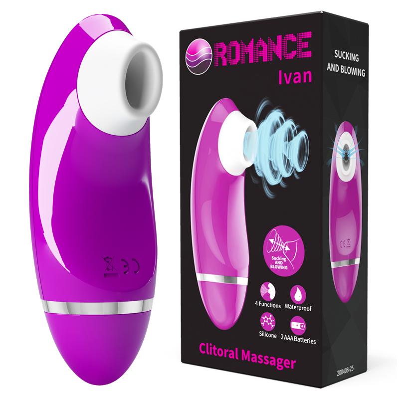 Sucking and Blowing Stimulator- Ivan - Purple - K. P.