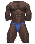 Male Power Sexagon Strappy Ring Jock Blue