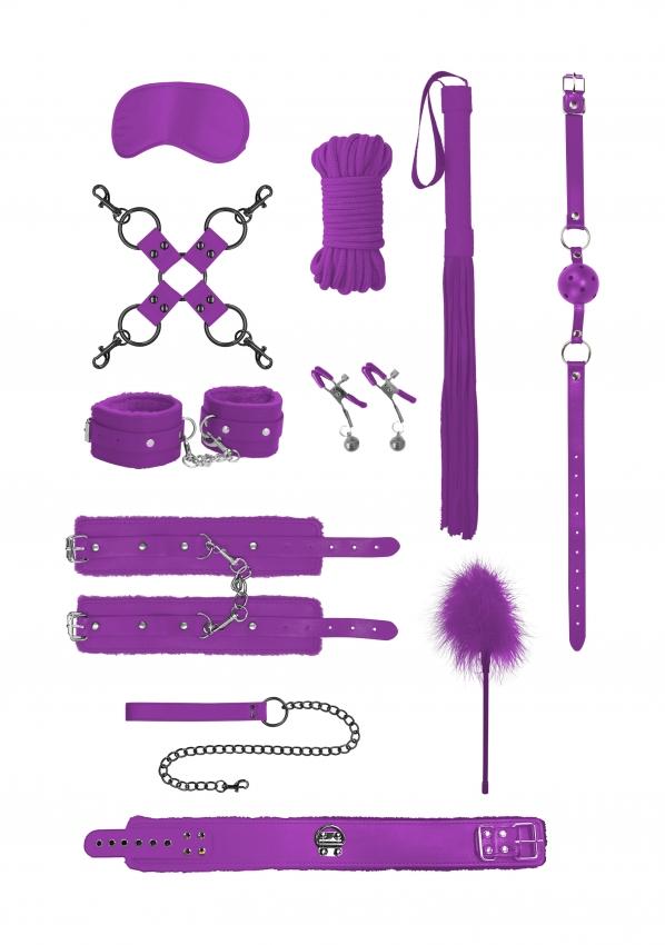 Ouch! - Intermediate Bondage Kit - Purple