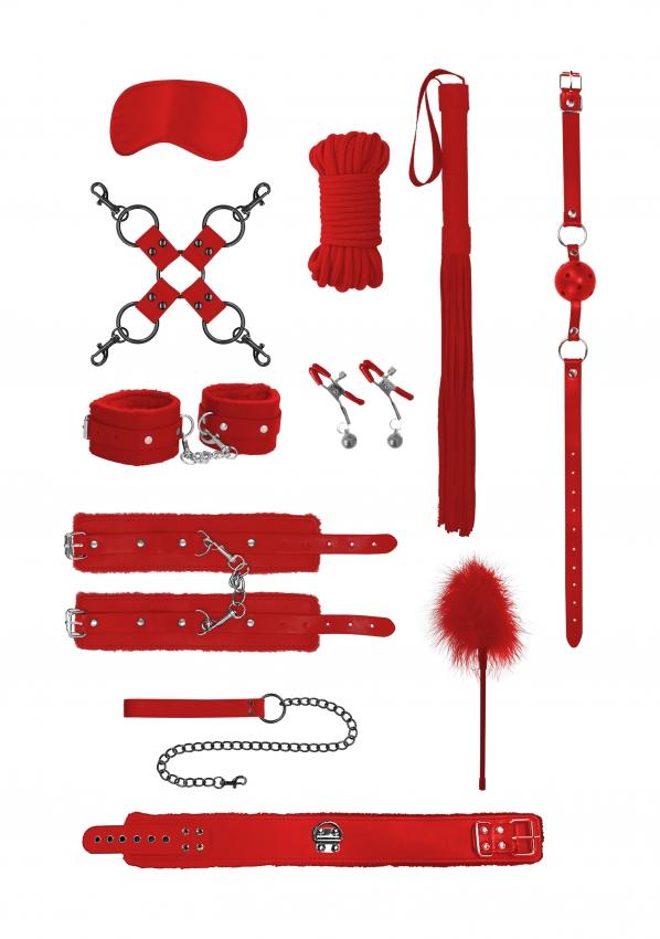 Ouch! - Intermediate Bondage Kit - Red