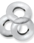 Fat Willy 3 Piece Jumbo Cockrings - Clear