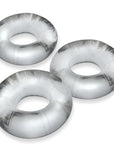 Fat Willy 3 Piece Jumbo Cockrings - Clear - K. P.