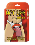 Male Power - Hot Lips Bikini Novelty Underwear - Black/Red