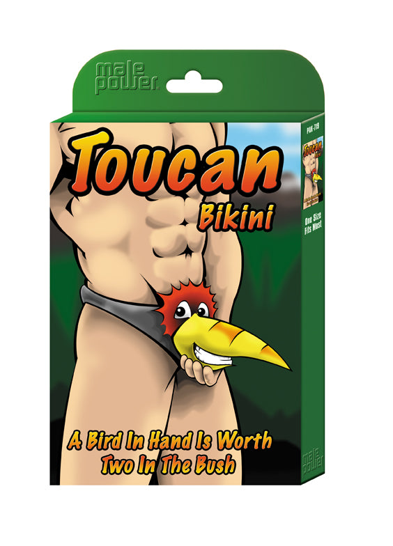 Toucan Bikini Novelty Underwear - Black