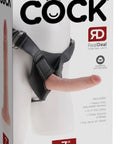 King Cock - Strap-On Harness With 7" Cock - Flesh