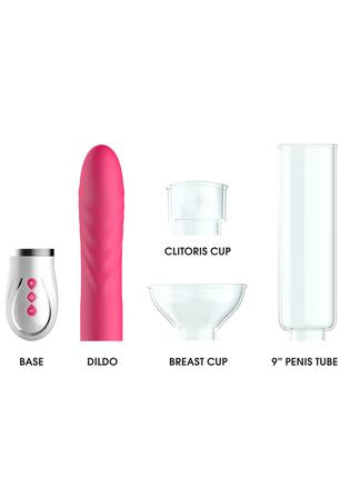 Pumped - Twister 4 in 1 Rechargeable Couples Pump Kit - Pink