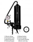 Pumped - Elite Beginner Pump With PSI Gauge - Black