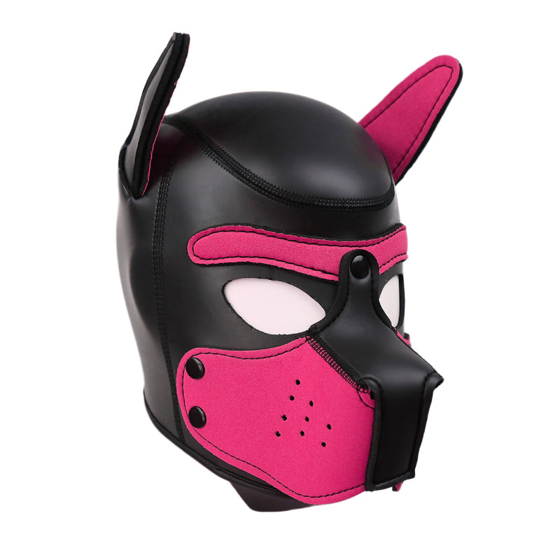 Puppy Play Mask - Pink
