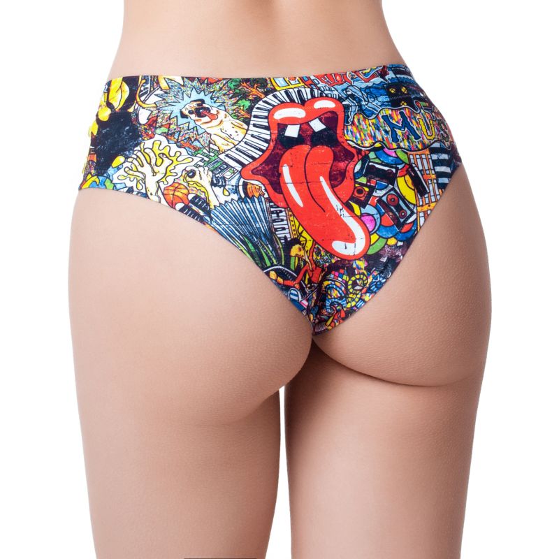 Psychotropical Trash Thong - Multi Coloured - K. P.