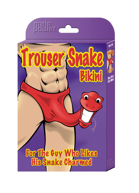 Trouser Snake Novelty Underwear - Black