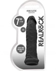 Realrock - Penis Sleeve 6" - Black - K. P.