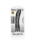 Realrock - Curved Realistic Dildo with Suction Cup 10''/ 25.5 cm - Black