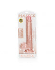 Realrock - Straight Realistic Dildo with Balls and Suction Cup 12''/ 30.5 cm - Flesh