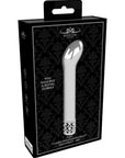Royal Gems Rechargeable ABS Bullet - Jewel - Silver