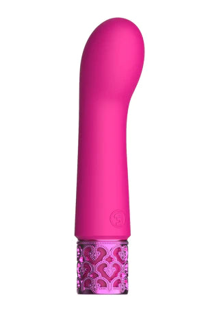 Royal Gems Rechargeable Silicone Bullet - Bijou - Pink