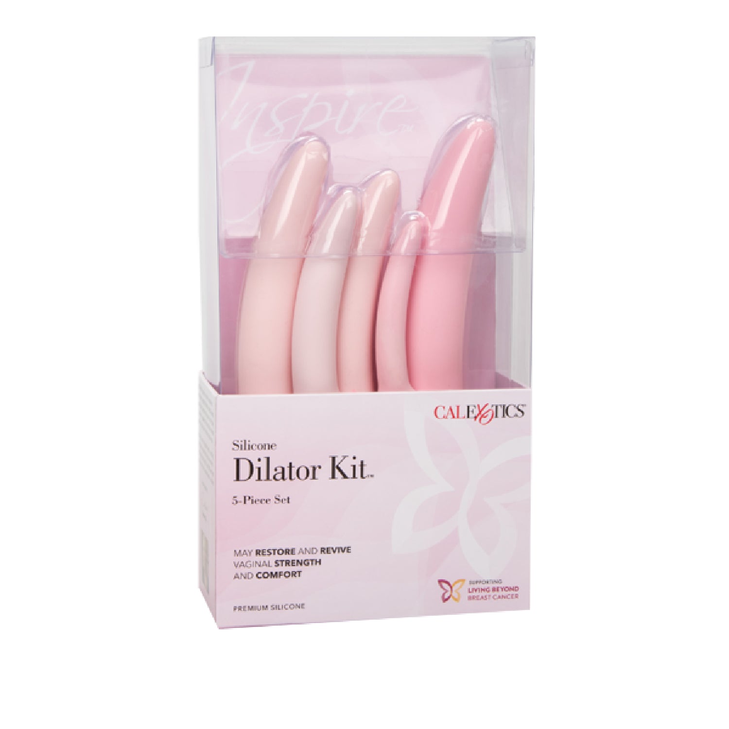 Inspire Silicone Dilator 5-Piece Set - Pink