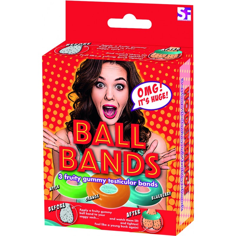 Ball Bands Gummy Cock Ring - K. P.