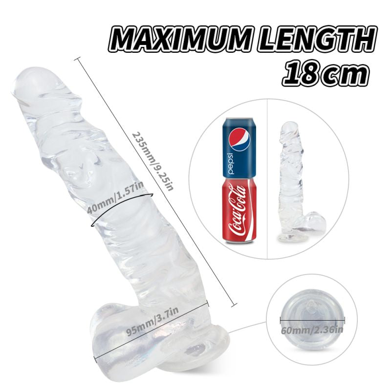 Kennard Dong with Balls - Large - Clear
