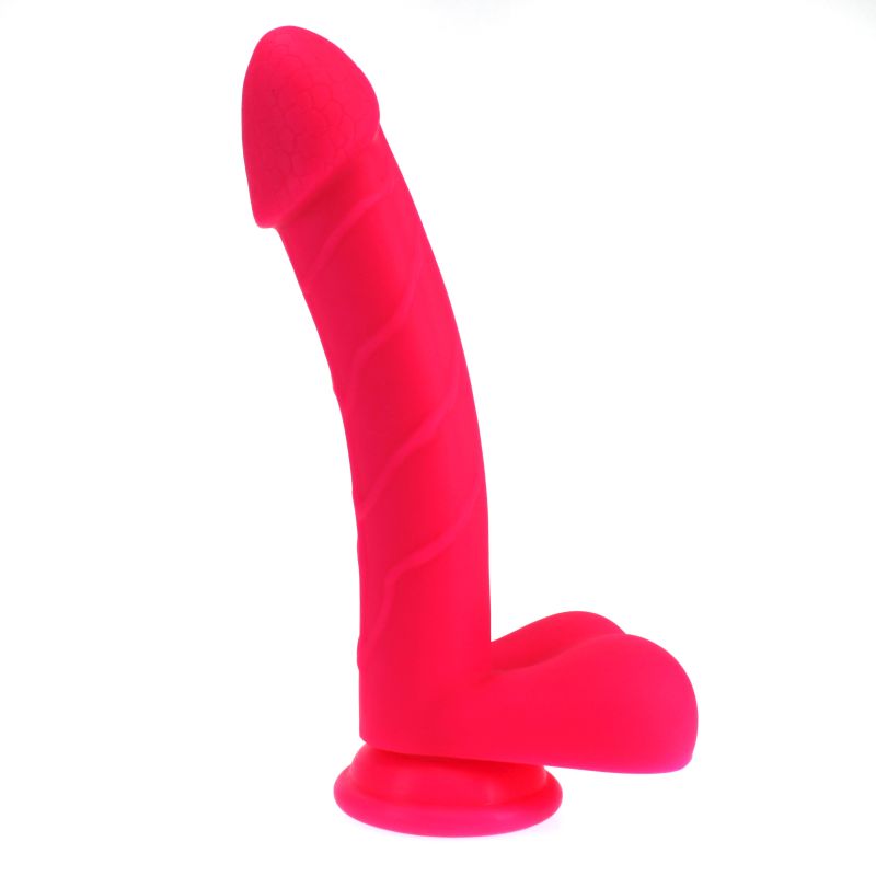 Realistic Cock with Balls - Pink