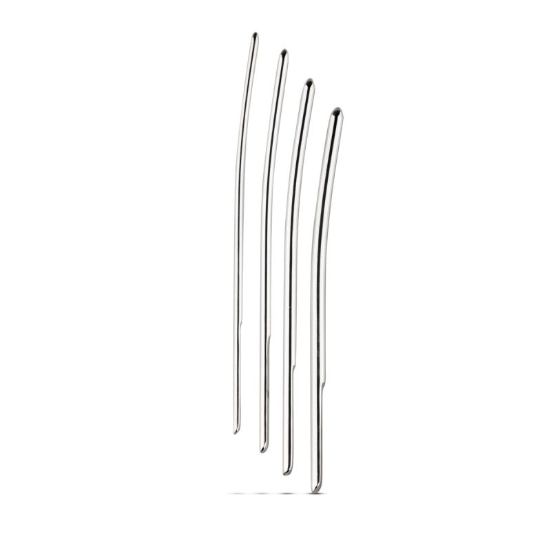 Single Ended Dilator Trainer 4 Piece Set - Silver