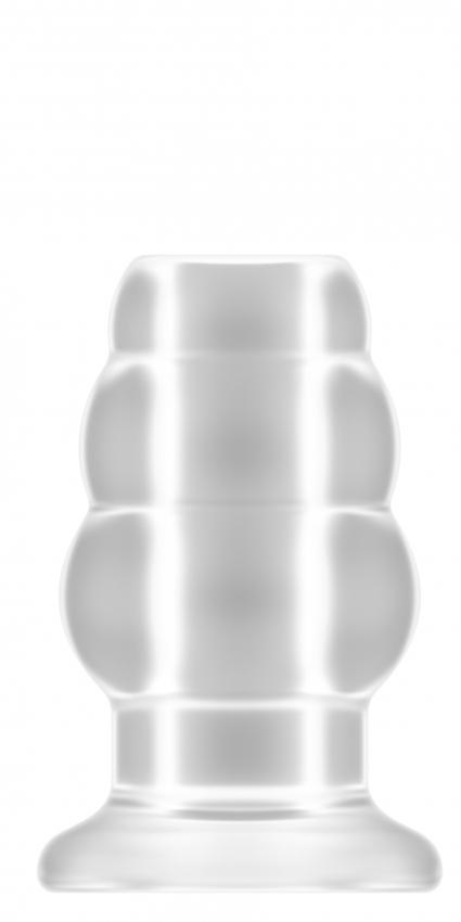 Sono - No 51 Large Hollow Tunnel Butt Plug 5&quot; - Translucent