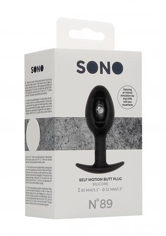 Sono - No 89 Self Penetrating Butt Plug - Black
