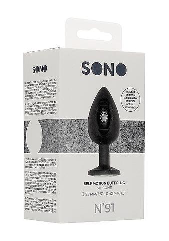 Sono - No 91 Self Penetrating Butt Plug - Black