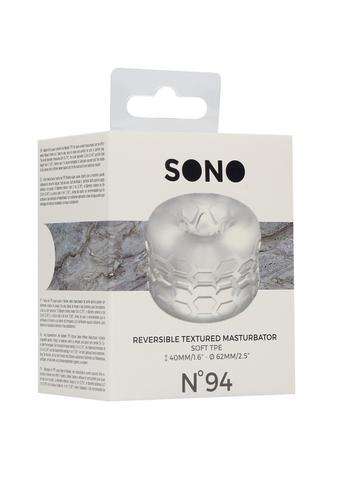 Sono - No 94 Reversible Masturbator and Bumper - Transparent