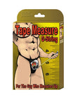 Tape Measure Novelty G String - Black
