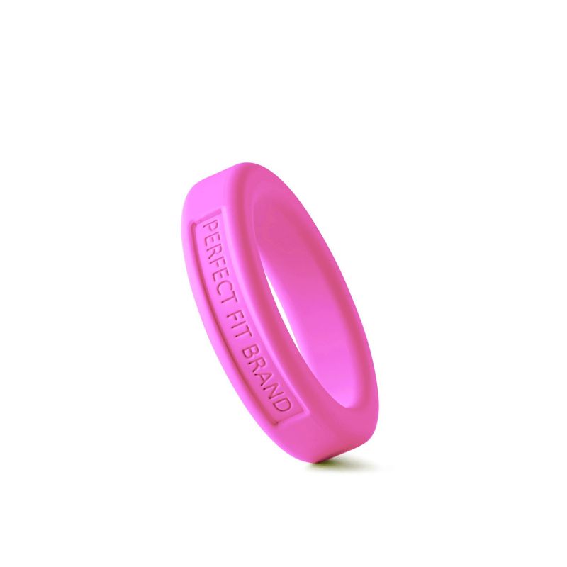 Classic Silicone Medium Stretch Penis Ring 36mm - Pink