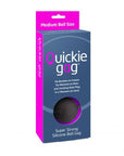 Quickie Gag - Medium Ball - Black