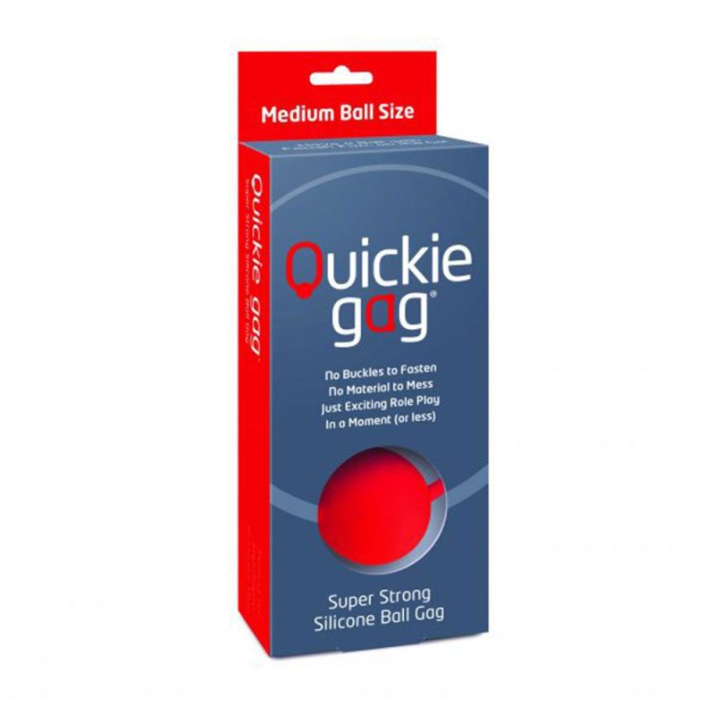 Quickie Gag - Medium Ball - Red