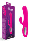 Viben Hypnotic Thrusting Rabbit Vibe w Swinging Clit Stim Hot Pink