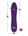 Rumble Motor Rechargeable Bullet - Vivacious - Violet - K. P.