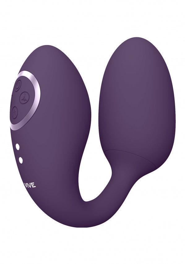VIVE Pulse Wave &amp; Vibrating Love Egg - Aika - Purple