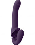 VIVE Pulse-Wave & Vibrating Strapless Strapon - Satu - Purple - K. P.