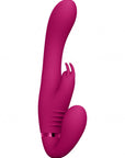 VIVE Vibrating Strapless Strap-On Rabbit - Suki - Pink - K. P.