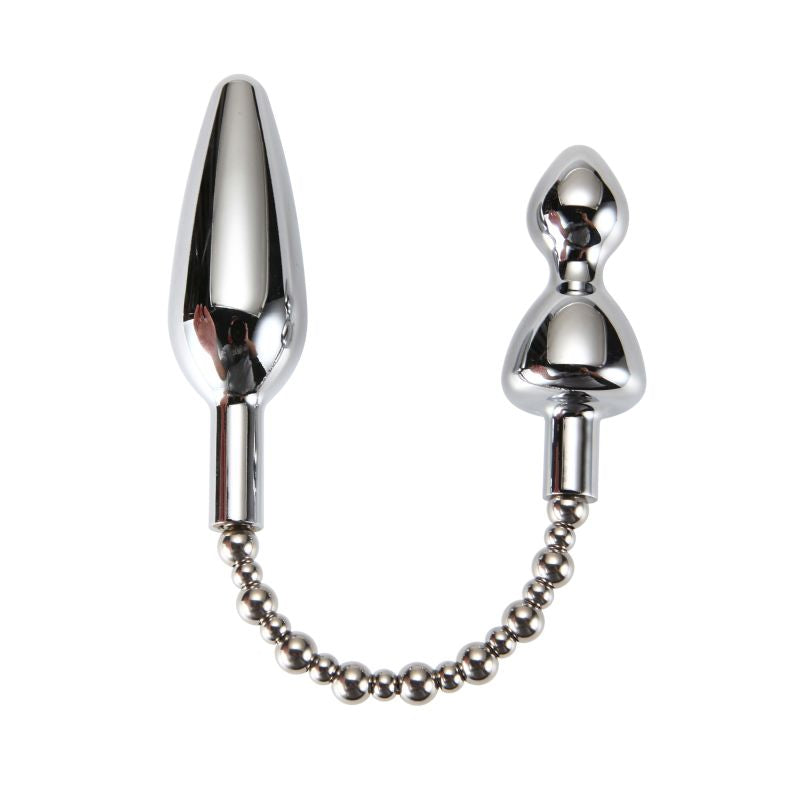 Silver Bullet Double Metal Plug - Silver - K. P.