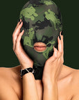 Ouch! - Mask With Mouth Opening Army Theme - Green