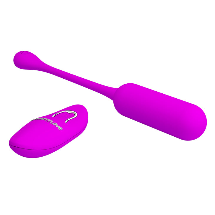 Remote Vibrating Love Egg - Lechies - Purple - K. P.