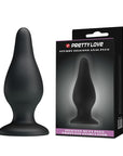 Sturdy Silicone Anal Plug - Black - K. P.