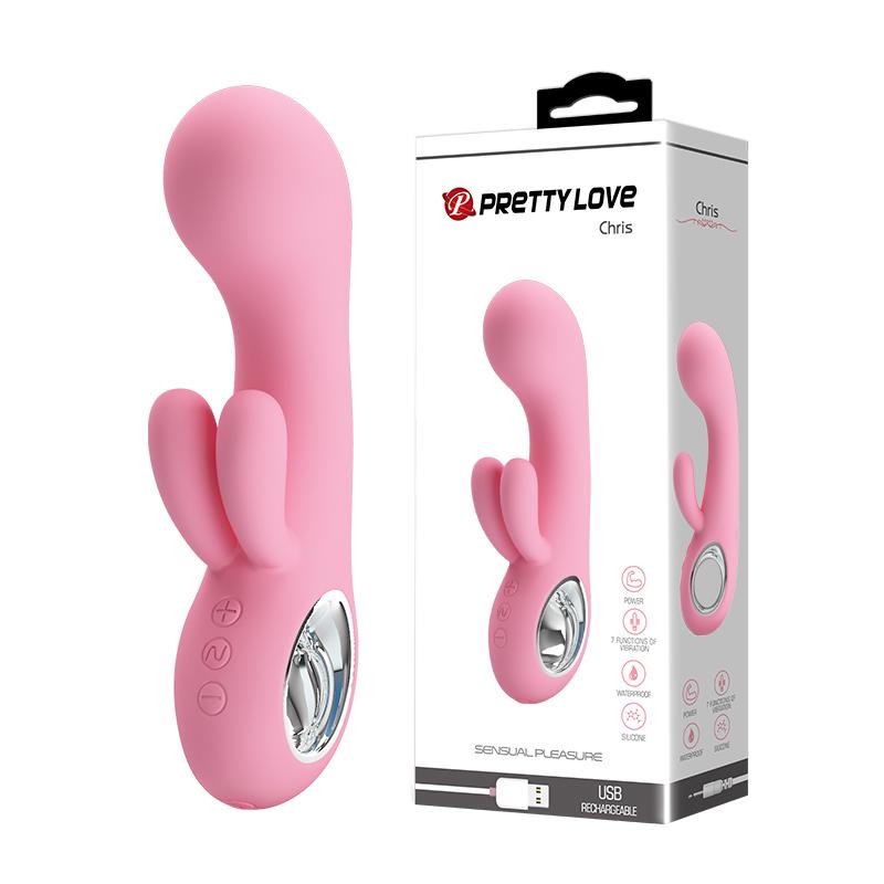 Rabbit Vibrator - Chris - Soft Pink - K. P.