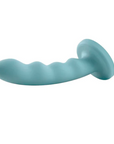 Merge - Sage 8" Suction Cup Silicone Dildo - Blue