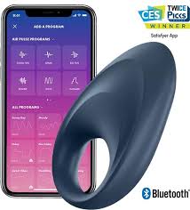 Connect App Cock Ring - Mighty One - Blue