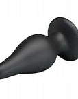 Sturdy Silicone Anal Plug - Black - K. P.