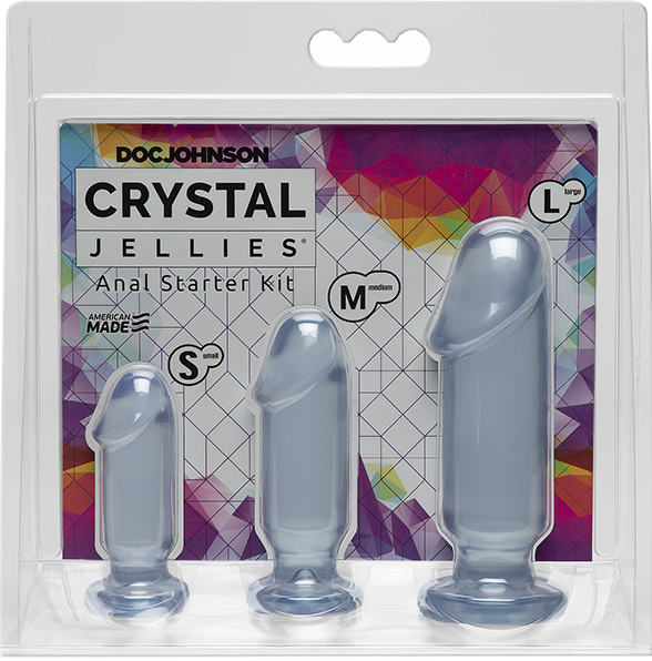 Crystal Jellies - Anal Starter Kit - Multiple Colours