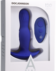 A-Play - EXPANDER - Rechargeable Silicone Anal Plug With Remote - Royal Blue